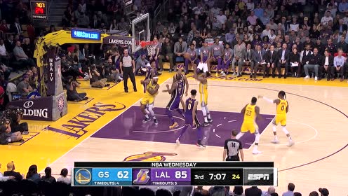 【NBA集锦】互飚开始 拉塞尔中路跳投手感柔和詹皇连续变向还大号两分