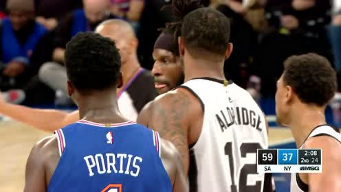 【NBA集锦】中投也能拿3分 阿尔德里奇打成2+1称霸中距离