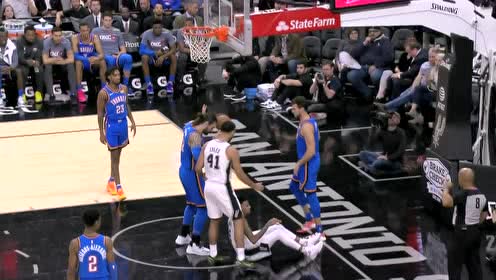 【NBA集錦】快如一陣風(fēng) 穆雷快速突破打出2+1