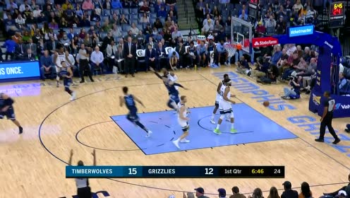 【NBA集锦】打得你没脾气 克劳德头顶三分毫不讲理