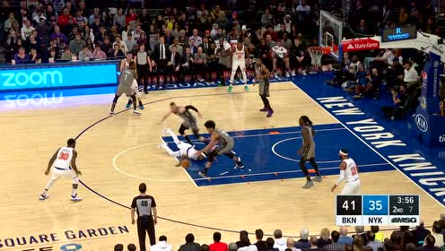 【NBA集锦】诺克斯行进间预判站帽亮瞎眼 普森斯跟进补篮擦屁股