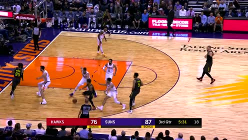 【NBA集锦】防的你感觉不到呼吸！特雷杨见缝插针帕克1v3篮下强取