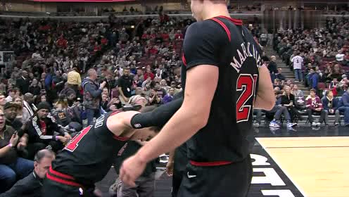 【NBA集锦】来早不如来得巧 莱恩最后时刻上篮打进