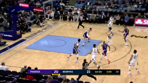 【NBA集錦】灰熊快攻忙中出錯 太陽反擊布克三分打停主隊