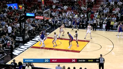 【NBA集锦】多方位火力点掩护 德拉蒙德篮下机警出手打成2+1