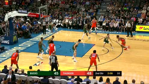 【NBA集錦】糊臉上也沒用 保羅零度角三分空心入筐