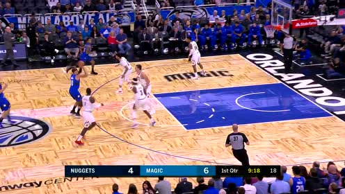 【NBA集錦】讓人“咯噔”一下 戈登弧頂急停跳投舉火燒天
