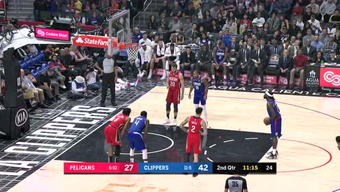 【NBA集錦】秀秀我的麒麟臂 哈雷爾推土機(jī)上籃