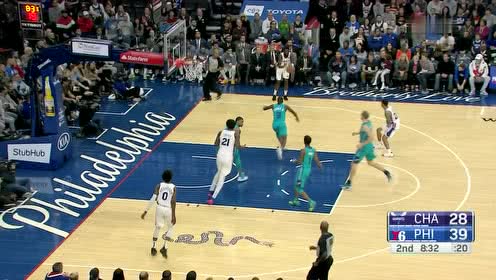 【NBA集锦】打个措手不及!大帝篮下单手重扣