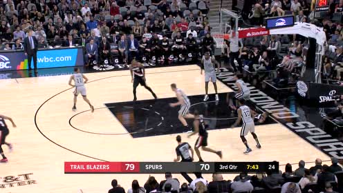 【NBA集锦】防守端也打出气势 怀特贴身防守遮天大帽利拉德
