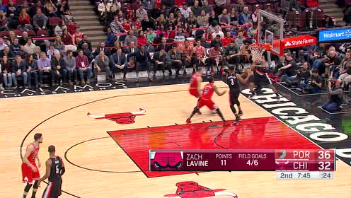 【NBA集錦】霸氣側(cè)漏 拉文推土機(jī)式制霸籃下彈跳上籃