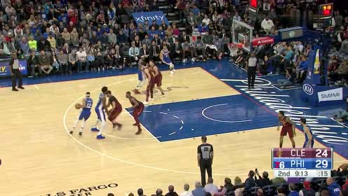 【NBA集錦】過你就像過馬路 哈里斯直殺籃下單臂劈扣