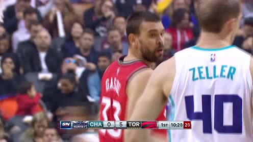 【NBA集锦】妙传撕裂防线 范乔丹连线小加篮下建功
