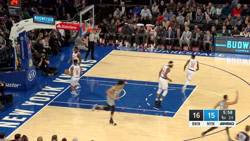 【NBA集锦】经典的挡拆下顺配合 普林斯连线助攻艾伦单臂砸扣