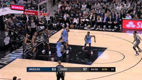 【NBA集锦】个人进攻端终于开张 莫兰特扬手三分命中