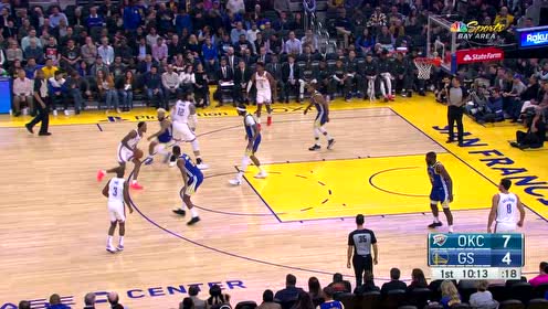 【NBA集錦】助攻來的很輕松 弗格森接保羅傳球急停中投命中