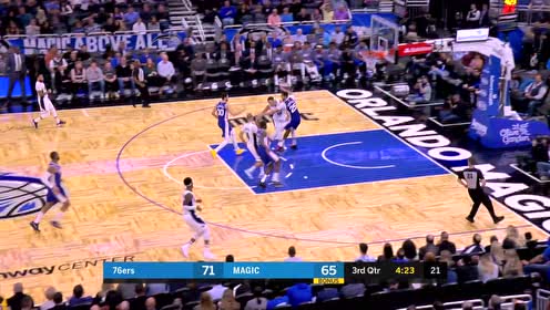 【NBA集锦】奥古斯汀抬手一投 空位投篮三分飚进
