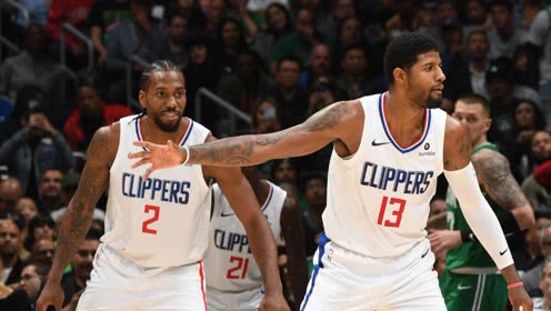 【NBA集锦】莱昂纳德&乔治vs凯尔特人集锦 二人合砍42分小卡绝杀封盖沃克