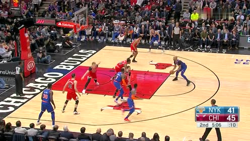 【NBA集锦】假突真传巧妙配合 吉布森小中投轻松命中