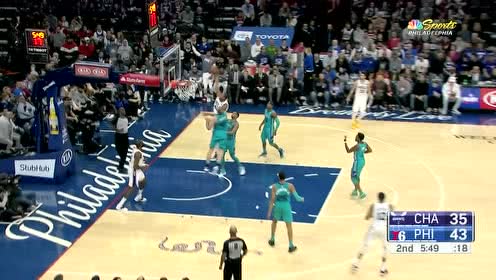 【NBA集锦】手感火热!霍福德16秒连得4分引全场欢呼