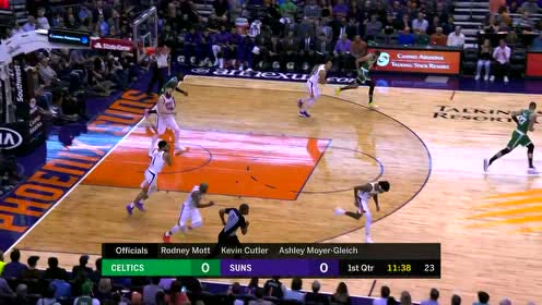 【NBA集锦】欢迎来到凤凰城!布克开场蝴蝶穿花轻松上篮