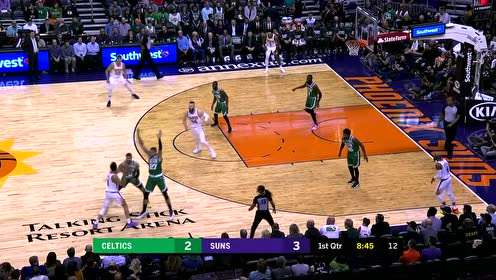 【NBA集锦】绿军防守出现问题 乌布雷被漏干净直接来三分