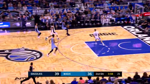 【NBA集锦】篮下全是队友!克拉克轻松空接得分打停魔术