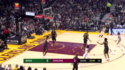 【NBA集錦】手感來了 大空位迪溫琴佐三分長虹貫日