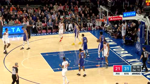 【NBA集锦】喜欢硬碰硬 丹尼斯箭步穿云干拔跳投打成2+1
