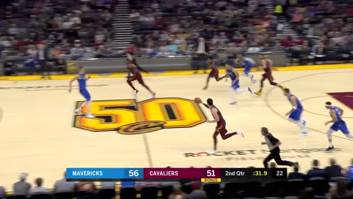 【NBA集錦】騎士抓住東契奇失誤 TT輕舒猿臂補(bǔ)籃得手