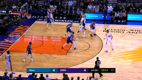 【NBA集锦】西蒙斯霸气抢断 助攻霍福德制霸篮下