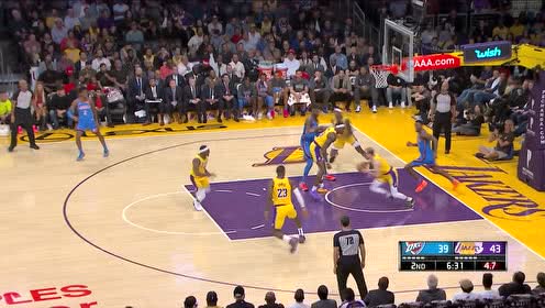【NBA集錦】球傳的是真漂亮！隆多連續(xù)擊地妙傳卡魯索詹姆斯輕松得分