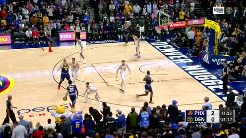 【NBA集锦】防我还嫩了点 约基奇头顶送妙传助飞米尔萨普干拔上篮