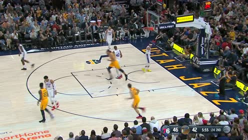 【NBA集锦】吃饼能力一流 康利长传戈贝尔越过整个防线双手扣篮