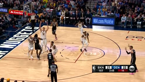 【NBA集锦】九天揽月飞天炸筐 小乔丹连线克拉克斯顿双臂拽筐暴扣