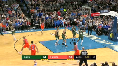 【NBA集錦】關(guān)鍵時刻還得看大哥的 保羅里外全有連得五分