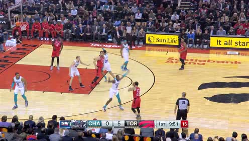 【NBA集锦】开场火力爆炸 鲍威尔强杀内线打停黄蜂