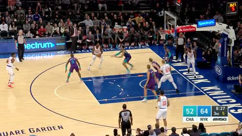 【NBA集锦】这大个子什么都会 兰德尔后撤步中投刷网命中