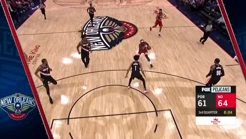 【NBA集錦】突破防不住就連籃板都搶不到 霍勒迪快攻突破不中自己補進