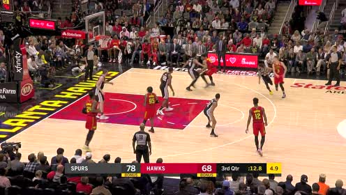 【NBA集錦】沒在怕的！帕克直殺籃下無(wú)視防守轉(zhuǎn)身?yè)P(yáng)臂上進(jìn)
