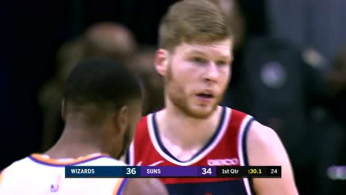 【NBA集锦】高射炮就位 贝尔坦斯右侧45度张弓搭箭一发入魂