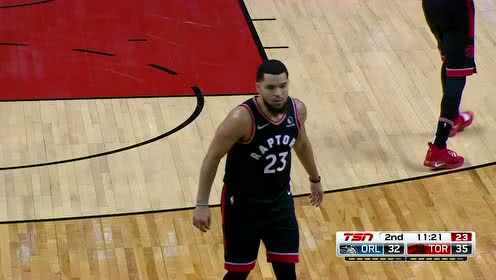 【NBA集錦】猛龍外線核心！范弗利特三分空心入網(wǎng)