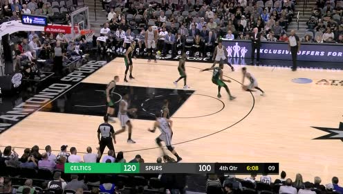 【NBA集锦】朗尼沃克1v2极限出手 梅图毫不犹豫飞身劈扣拒绝失分