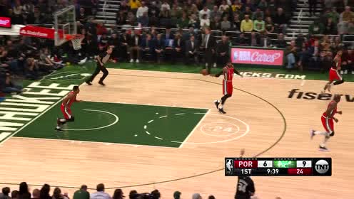 【NBA集锦】特伦特三分飙中 布莱德索以牙还牙稳稳回应
