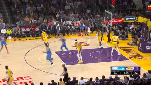 【NBA集錦】亞歷山大撤步命中三分 濃眉哥晃飛加里納利灌籃