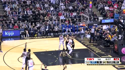 【NBA集锦】外线对飚毫不手软 阿奴诺比底角开炮对飚兰德尔