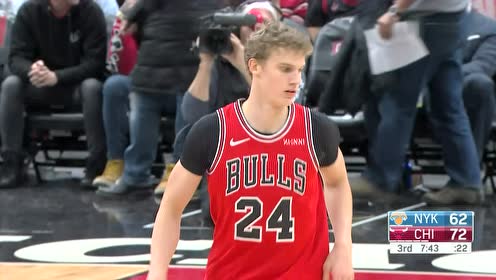 【NBA集锦】身高臂长优势明显 马尔卡宁单枪匹马快攻一条龙