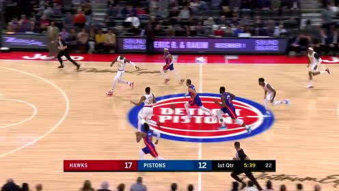 【NBA集錦】猛虎下山快攻推進 莊神跟進起跳雙臂補扣