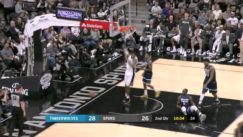 【NBA集锦】莱尔斯三分线外送饼 阿德顶开防守完成双手暴扣