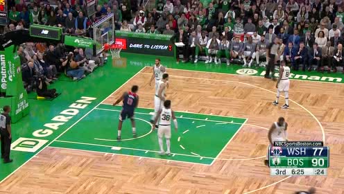 【NBA集锦】提提士气! 布朗篮下吃饼压哨扣进